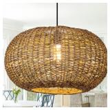 LUJOGUID Rattan 1-Light Pendant