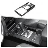 Black Car Interior Console Cover