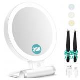 B Beauty Planet 1X30X Lighted Makeup Mirror