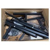 elwarmth Black 5-Tier Corner Plant Stand