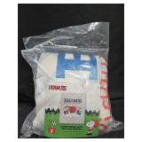 Peanuts faux fur reversible blanket 50x60'