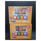 2- Utz variety snack chips 42 count each box