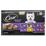 Cesar dog food 48 count variety box