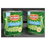 2- Del Monte Sweet Peas 105oz each