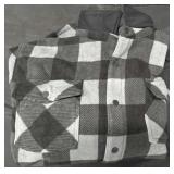 Fleece Jacket menï¿½s size 3 XL grey, black