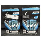 6- 4.8oz. Cans of Degree Ultraclear Deodorant