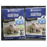 2- Antibacterial hand soap refills. 2 per box