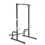 Marcy Half Cage Squat Rack with Safety and Bar