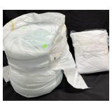 White Bedding Quilt & Mattress Pad, Sizes Unknown