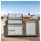 (MSRP: $999) 5-Burner Rustic Ledge Propane Gas