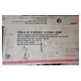 Queen UPH Headboard panel footboard w/ slats-