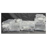 Plastic storage containers w/ handles