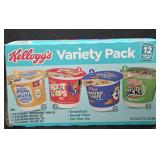 Kellogg's Variety cereal cups 12 count