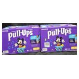 2- Huggies Pull Ups size 4T/5T 82 count per box