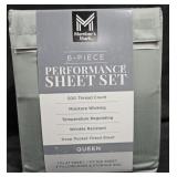 Queen size 6 piece sheet set