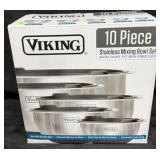 Viking 10-Piece Stainless Steel Mixing Bowl Set