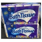 2- 45ct. Bags of Ultra Premium Bath Tissue Rolls