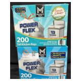 2- 200ct. Boxes of Tall 13-Gallon Kitchen Trash