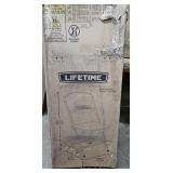 Lifetime folding chairs, White. Set of 4