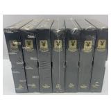 7 sealed vintage binders of Playboy Centerfold