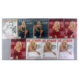 9 collectible Playboy magazines featuring Anna