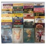 39 vintage 1960's Playboy magazines