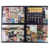 Group of adult collectibles in 4 glass display