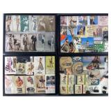 Group of adult novelties, pin ups, advertising