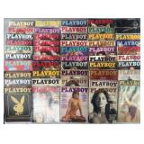 50 vintage 1980's Playboy magazines