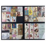 Group of vintage pin ups, salesman samples,