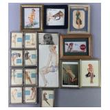 16 framed pin ups, calendars and more, 4'-14'