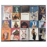 20 vintage 1960's Playboy magazines