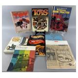7 tractor and toy books and more, ERTL, Hot
