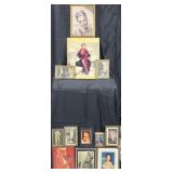 12 vintage photos and prints, 5'-14' high