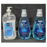 2- Crest Advantage mouth wash 33oz each. Hand