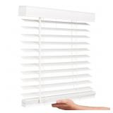 Lotus  Windoware 34x84 Cordless Faux Wood Blinds