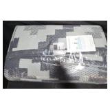 YORILIE Grey Patterned Mat