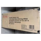 Seville Classics 5-Tier Steel Wire Shelving,