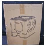 Foldable Cat Litter Box MSP-13 1pk Black