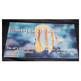 Tempered Glass Canopy for 48x18 Aquarium
