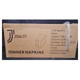 Jowlot Dinner Napkins 2-Ply White 4pk 150ct