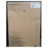 18in 3-Drawer File Cabinet, Black, Sealed