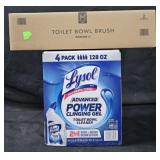 Lysol toilet bowl cleaner 128oz. Toilet Bowl