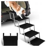 Niubya Folding Dog Steps 5-Steps Portable 200lb Ca