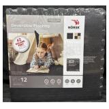 12pk. of Norsk Reversible Foam Tile Flooring