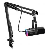 FIFINE AM8T Dynamic XLRUSB Gaming Mic Boom Arm RGB