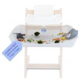 Catchy White Food Catcher for Stokke Tripp Trapp