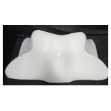 Contour Pillow Ergonomic Design White