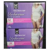 2- Total Protection underwear for women size