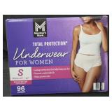 Total Protection underwear for women size Small